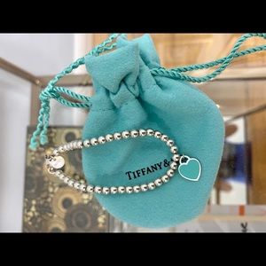 “Return to Tiffany” heart enamel bracelet